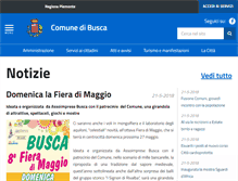 Tablet Screenshot of comune.busca.cn.it